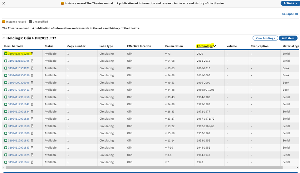 LTS Training Resources > Serials Receiving in FOLIO > image2021-6-16_10-27-30.png